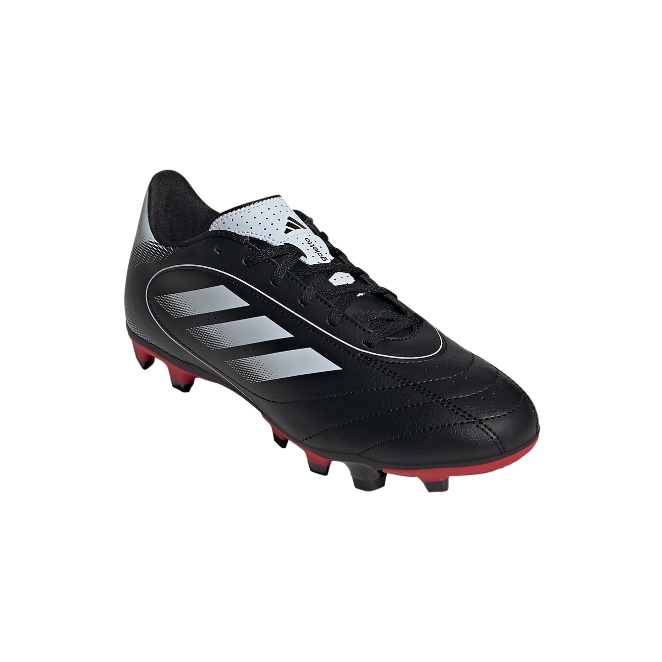 Adidas Mens Goletto IX FG Black White & Red - Fitness First  display picture 2
