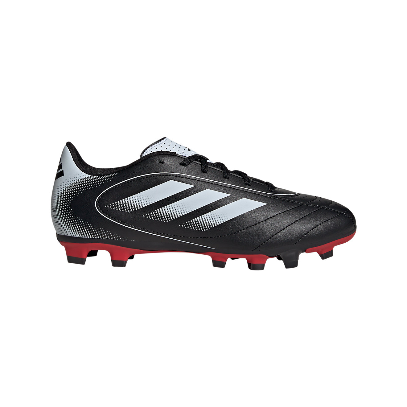 Adidas Mens Goletto IX FG Black White & Red - Fitness First Sports